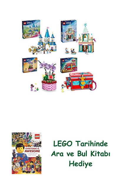 Bloomsbury مجموعة ديزني 299 (43275 + 43265 + 43237 + 43276) + هدية كتاب البحث...