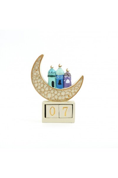 Generic A beautiful Ramadan-themed decorative piece in beige and colorful