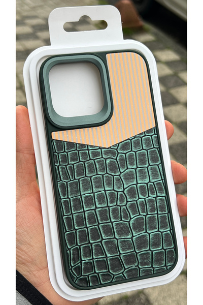 EDELFU iPhone 14 Pro Max Compatible - Snake Skin Pattern Cover Premium Sides ...