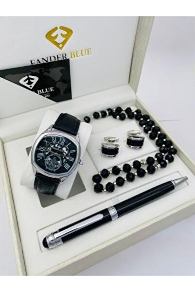 FANDER BLUE Men's Leather Set - Fundablo