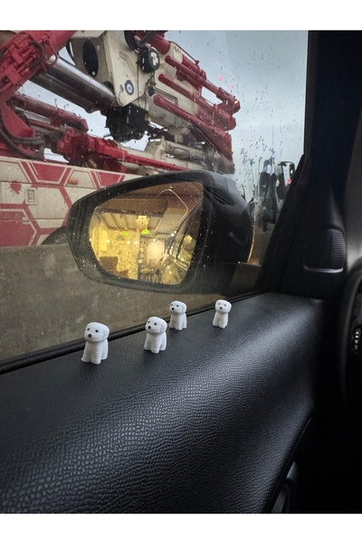 SHHOBİ Sweet Dogs Dashboard Ornament 1 Piece - Cute Mini Dogs Air Conditioner...