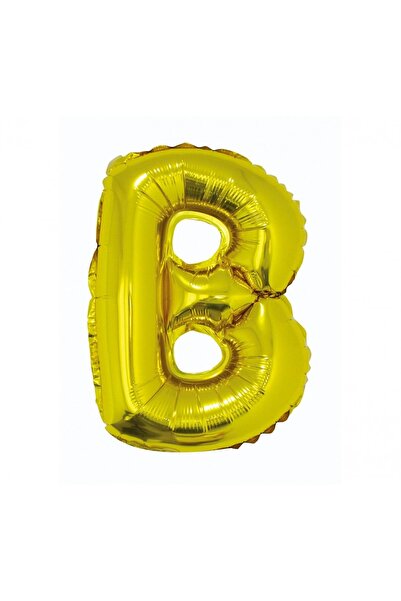 Dharst Balon Folie 35 cm - Litera "B", Auriu