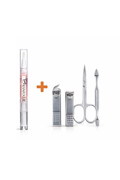 Oranjollie Professional Set Manichiură Profesional din Inox + Ulei Cuticule