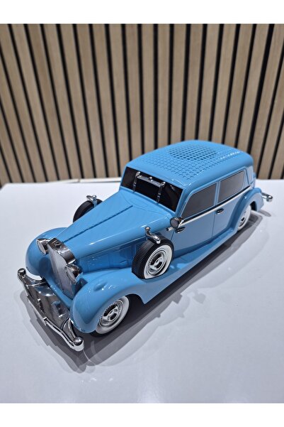 evertoon RT-1960 Mavi (Blue) Arabalı Bluetooth Fm-Usb-Tf-Aux Şarjlı Nostaljik...