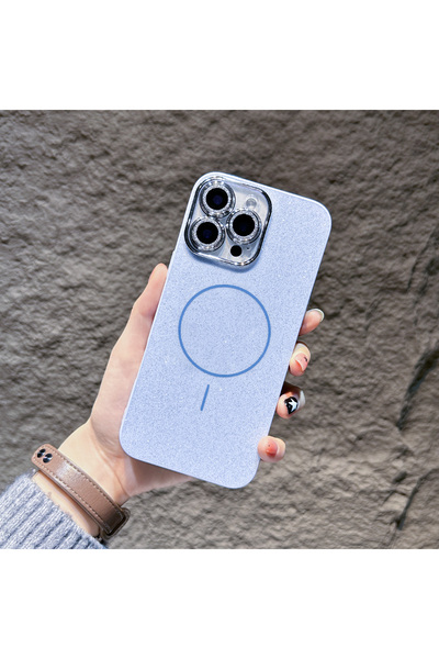 KumOziShop iPhone 13 ProMax Uyumlu MagSafe Özellikli Lens Koruma Hediyeli Sim...