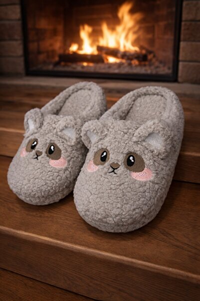 Moda Frato Teddy Bear Women's House Slippers Winter Slippers Rubber Soundless...