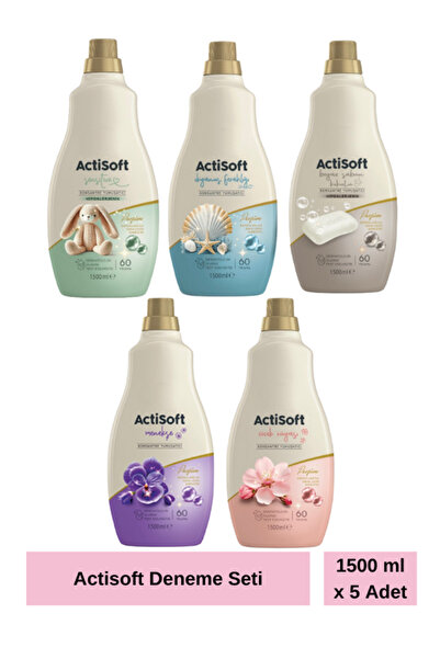 actisoft Çamaşır Yumuşatıcısı Deneme Seti (Toplam 5 Paket)