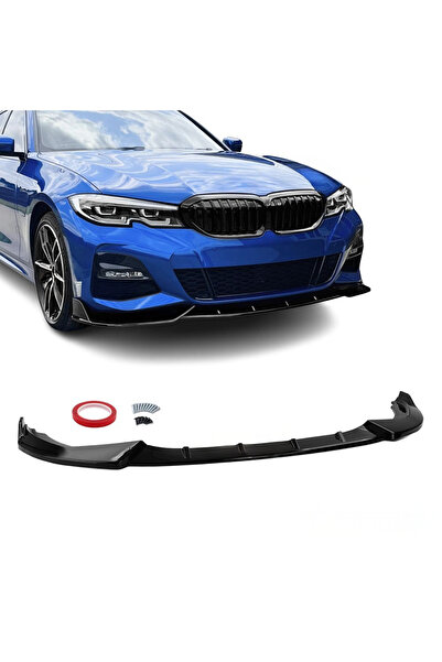 AutoUp Front Bumper Lip Extension BMW 3 Series G20 G21 Pre-LCI 2018-2022 Glos...