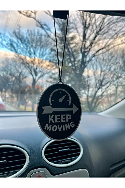 Serüven 3D Rearview Mirror Ornament – Keep Moving! Keep Moving Forward! - Two...