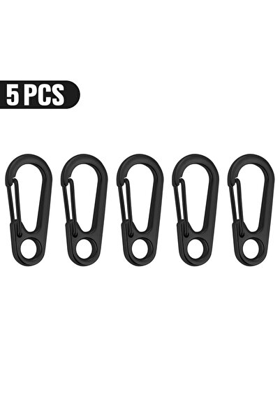Choice8 5 قطع - أسود، 10/20/5 قطع، مشبك لوبستر، سلسلة مفاتيح، كارابينات، مشاب...