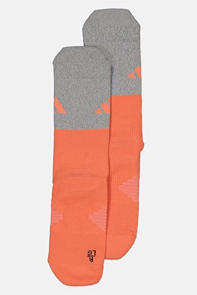 adidas زوج واحد من الجوارب الطويلة الرجالية بلونين، لون مرجاني