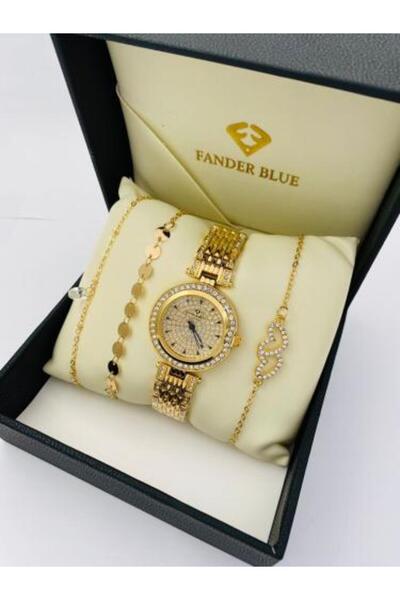 FANDER BLUE Women's Steel Bracelet Set - Fender Blue