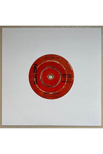 Sayan Plak Mavi Işıklar İyi Düşün Taşın - Ain’t That So? 45 lik Plak (Orijina...