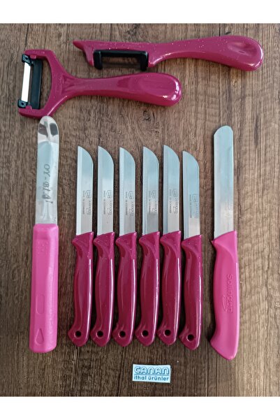 Solingen 6 lı Meyve Bıçağı ,2 li Soyacak ,Tırtıklı Doğrama Bıçağı ve Kabak Oy...