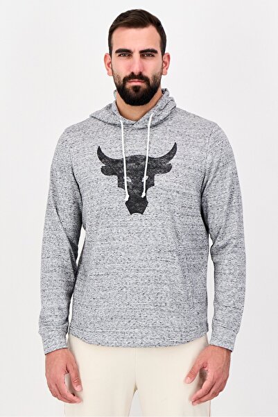 Under Armour Men Sportswear Fit Long Sleeve Outdoor Hoodies, Grey