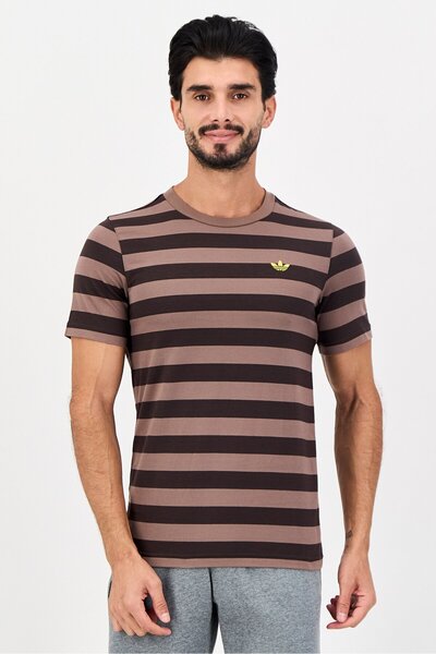 adidas Men Sportswear Fit Short Sleeve Outdoor T-Shirt, Multicolor