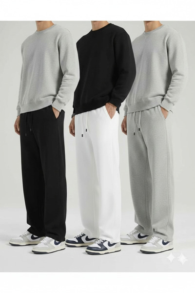 ALİ.COM Set of 3 Opportunity Product High Quality Loose Fit Flexible Comforta...