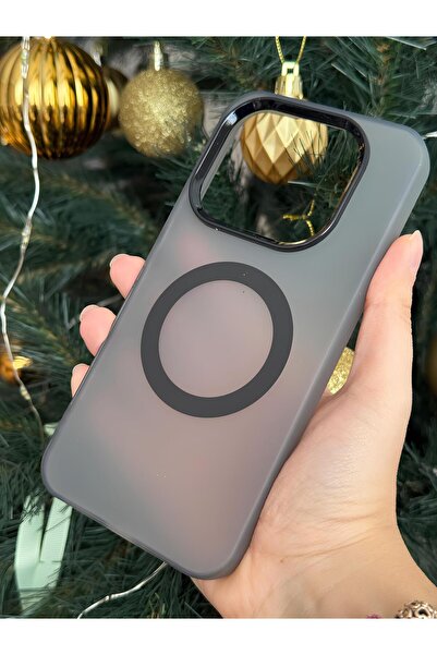 TechTrove Xiaomi Mi 15T Pro İçin Uyumlu Magnetic Halkalı Buzlu Tasarım Sararm...