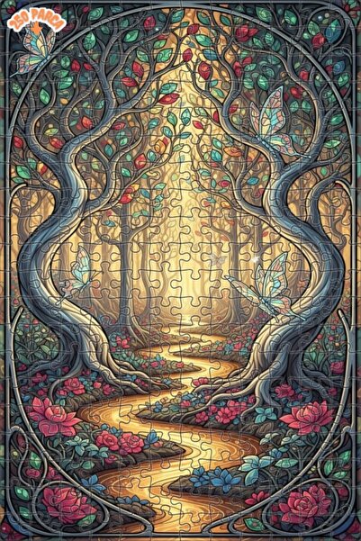 Teona Ahşap لغز خشبي مؤطر بطبقتين من ماسالسي أورمان يو إم، 250 قطعة، 30×30