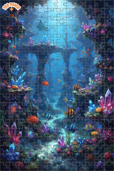 Teona Ahşap لغز خشبي بإطار مزدوج الطبقات من مولف كريستال ميسيف، 250 قطعة، 30×30