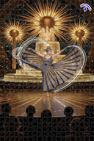 Teona Ahşap لوحة فنية مطبوعة بتأثير راقص المسرح، لوحة زيتية مؤطرة بطبقتين من ...