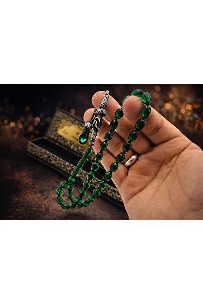 KEHRİADANA TESBİHCİLİK Kehriadana Tesbihçilik Zümrüt Yeşili 925 Ayar Kazaz Gü...