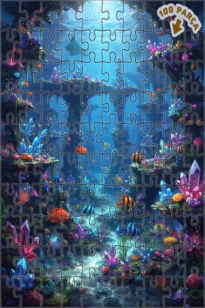 Teona Ahşap لغز خشبي مؤطر بطبقتين ملون بالزيت من سلسلة أرض الكريستال الغامضة ...