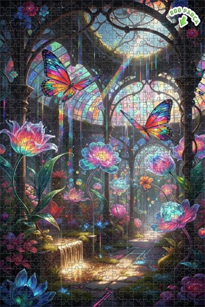 Teona Ahşap لغز خشبي رائع بإطار مزدوج الطبقات من فانتاستيك بيتراي جاردن 800 ق...