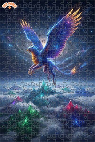 Teona Ahşap لغز خشبي مؤطر بطبقتين من غوركيملي ميستيك جريفين كوزميك رودر، 250 ...