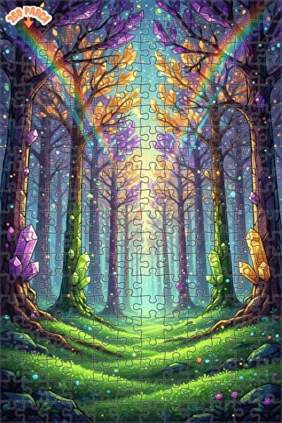 Teona Ahşap لغز خشبي بإطار مزدوج الطبقات من كريستال أوراند ووندرلاند 250 قطعة...