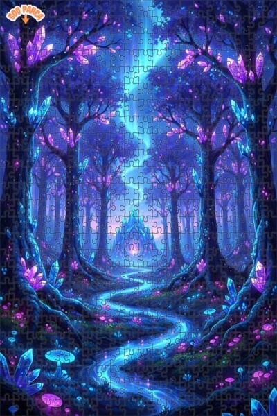 Teona Ahşap لغز خشبي بإطار مزدوج الطبقات من كريستال أورمان نهر إسينت، 500 قطع...