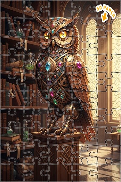 Teona Ahşap لغز خشبي بإطار مزدوج الطبقات بمظهر لوحة زيتية على طراز السحرة الم...