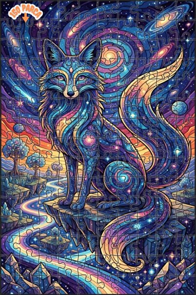 Teona Ahşap لغز خشبي بإطار مزدوج الطبقات من فن الفسيفساء الكوني 150 قطعة 20x30