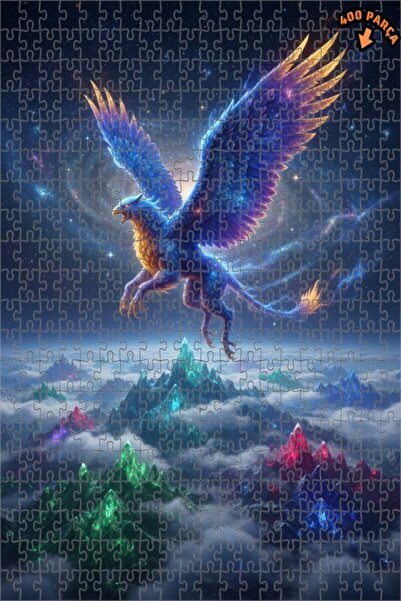 Teona Ahşap لغز خشبي مؤطر بطبقتين من غوركيملي ميستيك جريفين كوزميك روتشر، 400...