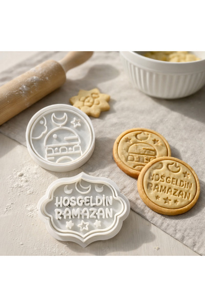 LİYA3D Ramazan Temalı Kurabiye Kalıbı Seti – 2’li