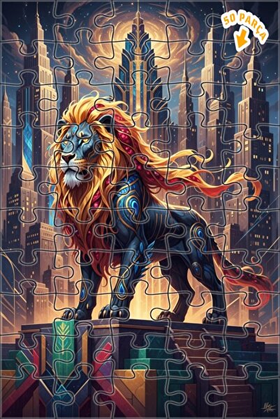 Teona Ahşap لغز خشبي مؤطر من طبقتين من شركة جوركيمل آسلاين للفنانين، فن حديث،...