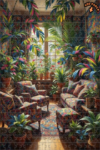 Teona Ahşap لغز خشبي بإطار مزدوج الطبقات من رينك كومبوس تروبيكال فاها 400 قطع...