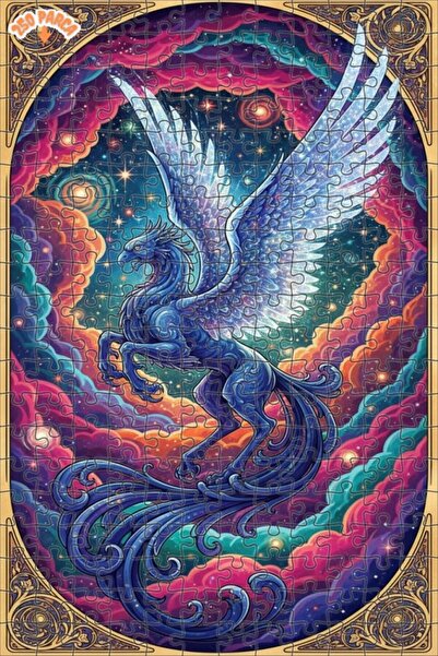 Teona Ahşap لغز خشبي بإطار مزدوج الطبقات بمظهر مائي من ماسالي بيجاسوس 250 قطع...