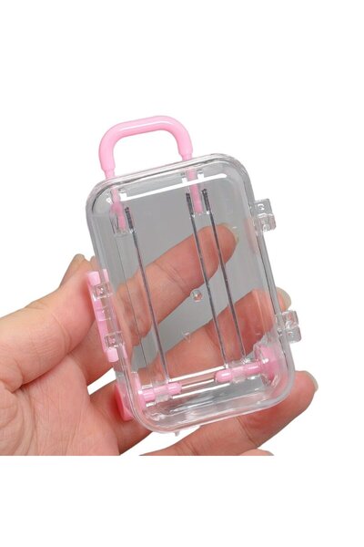 Zümrüt Toystore Realistic Transparent Suitcase-Shaped Mini Jewelry and Multi-...