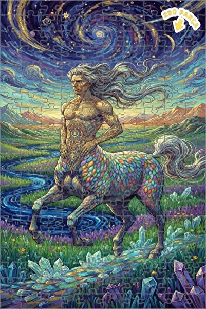 Teona Ahşap لغز خشبي على شكل رجل الحصان (السنتور) من رائحة الفنادق الفاخرة، 2...