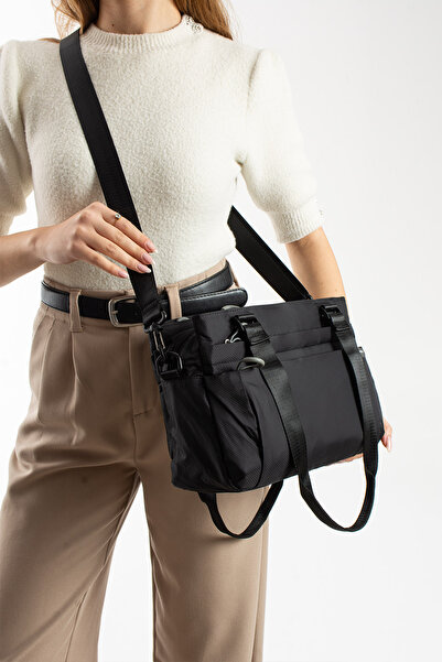 Sanmoris حقيبة كتف متعددة الأقسام مقاومة للماء مكونة من 6 أقسام - حقيبة أم يو...