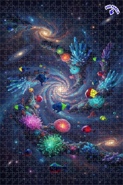 Teona Ahşap لغز خشبي بإطار مزدوج الطبقات من كريستال السمك من إنفينيت إيفريون،...