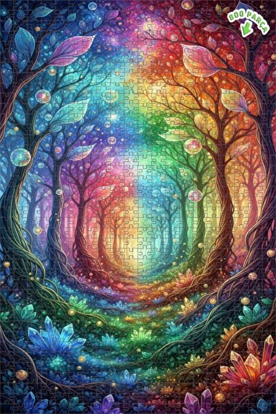 Teona Ahşap لغز خشبي ملون بإطار مزدوج الطبقات من كريستال ديرتي رايد، 800 قطعة...