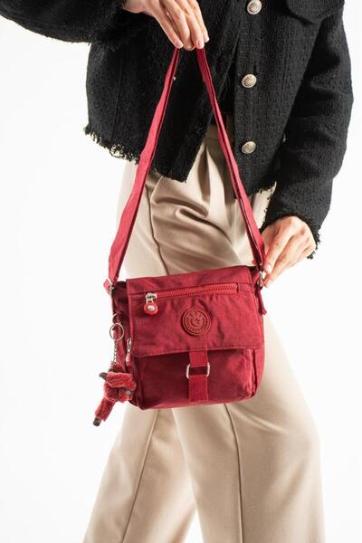 Baginn Geantă de umăr pentru femei, dimensiune mini, bretea crossbody țesătur...