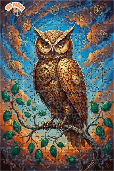 Teona Ahşap لغز خشبي بإطار مزدوج الطبقات من تايم بويتش ستيمبانك 150 قطعة 20×30