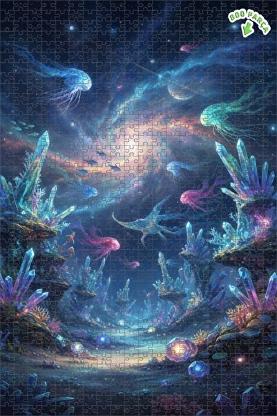 Teona Ahşap لغز خشبي بإطار مزدوج الطبقات من جالاكتيك كريستال ديز أب وonders، ...