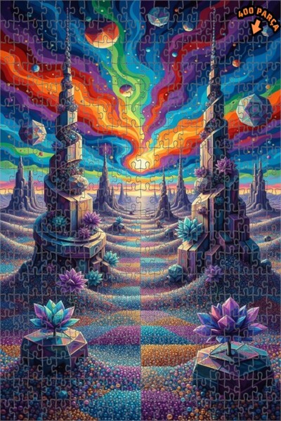 Teona Ahşap لغز خشبي بإطار مزدوج الطبقات من سايدكيدليك ريوم لاند 400 قطعة 35x35