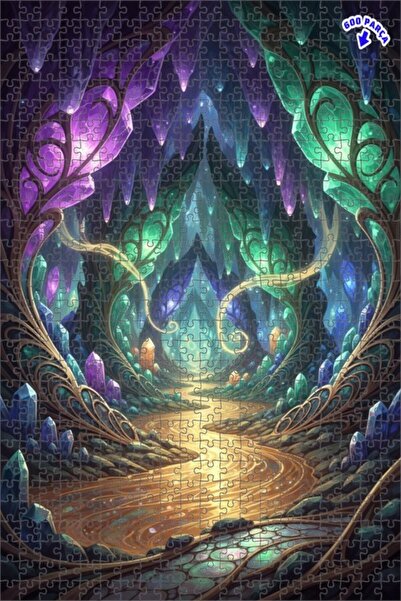 Teona Ahşap لغز خشبي بإطار مزدوج الطبقات بمظهر لوحة زيتية لرحلة الكهف الكريست...