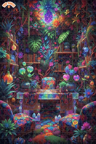 Teona Ahşap لغز خشبي ملون بإطار مزدوج الطبقات 500 قطعة 50x30