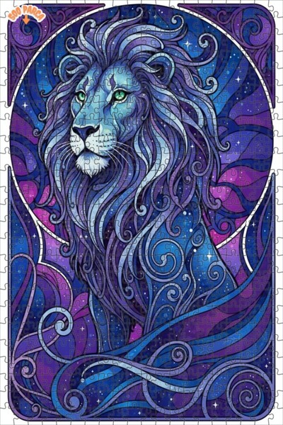 Teona Ahşap لغز خشبي فني ذو طبقتين مؤطرة من فيلم الأسد الملك 500 قطعة 50×30